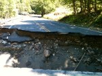 Holes in Route 100A south of the Farm Brook Motel, by Robin Bebo-Long