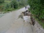 Messer Hill Rd Farm Pond washout during Irene by Tom Harris
