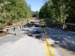 Tinker Brook bridge washed out 08292011 by Tom Harris