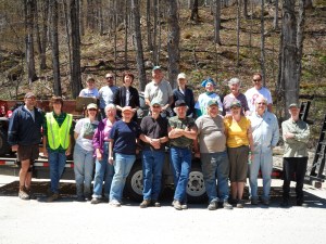 2013 Green Up Day participants in Plymouth. Photo by Ian Dupont