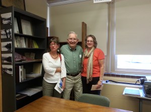 Jarvi Family at the Historical Society Open House - Lauren, Bill, &  Kristen. Photo by Melissa Lynds. 