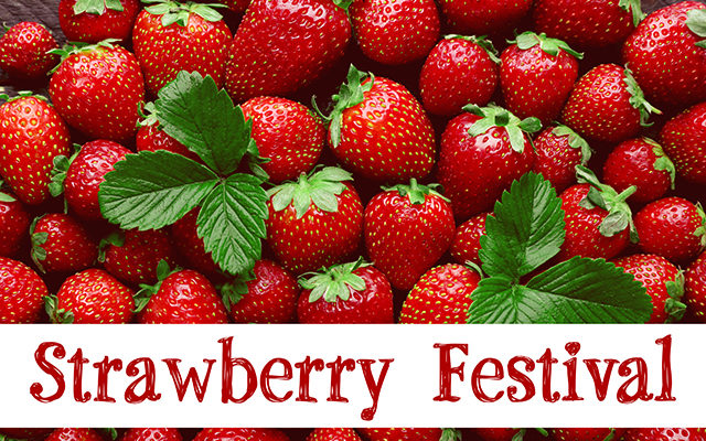 Fresh strawberry background